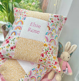 New baby rainbow cushion