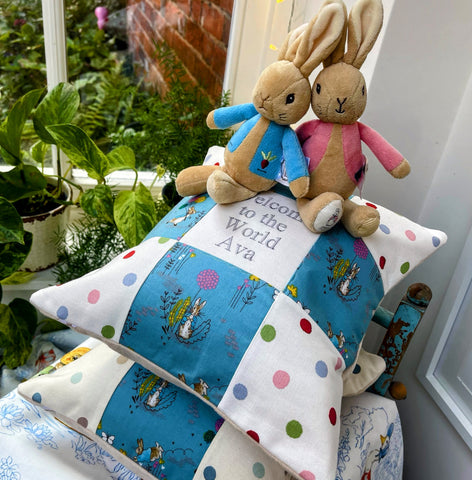 Peter Rabbit© Welcome To The World Cushion