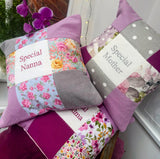 Special Nanny Cushion Rose & Grey