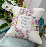 Mother of the Bride Floral Cushion