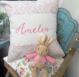 Purple sweethearts cushion