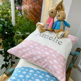 Cloud Name Cushion Blue