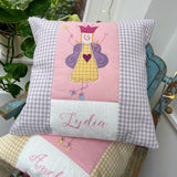 Lilac fairytale name cushion
