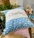 Cloud Name Cushion Blue