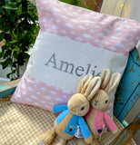 Cloud Name Cushion Blue