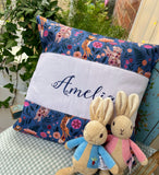 Woodland animals cushion