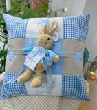 Alphabet Cushion Blue