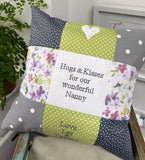 hugs for Nanny Cushion