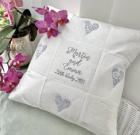 Silk Wedding Cushion