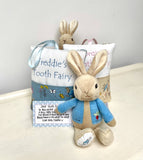 Peter Rabbit Tooth Fairy Bag Blue