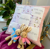 Bunny Memory Cushion Pink