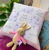 Bunny Memory Cushion Pink