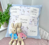 Bunny Memory Cushion Blue