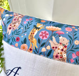 Woodland animals cushion