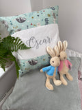 Sloth and koala name cushion