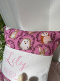 Woodland creatures cushion