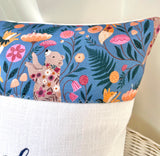 Woodland animals cushion