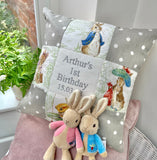Beatrix Potter© Patchwork Birthday Cushion