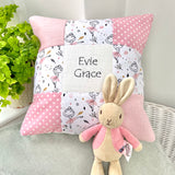 Ballerina Name and Date Cushion