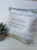 Golden wedding Cushion