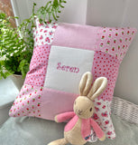 Sugar Plum Name Cushion