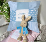 Nursery Name Cushion Blue or Pink