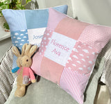 Nursery Name Cushion Blue or Pink