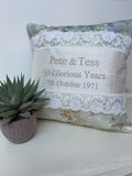 Golden wedding Cushion