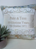 Golden wedding Cushion