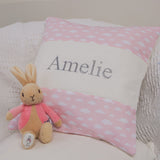 Cloud Name Cushion Pink