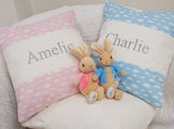 Cloud Name Cushion Pink