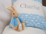 Cloud Name Cushion Blue