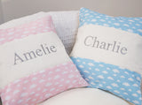 Cloud Name Cushion Blue