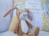 Clouds Birthday Cushion Yellow