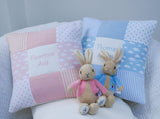 Nursery Name Cushion Blue or Pink