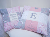 Unicorn Name and Date Cushion