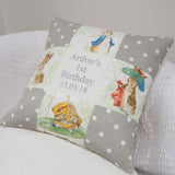 Beatrix Potter© Patchwork Birthday Cushion