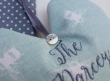 Bee Name Heart Blue