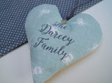Bee Name Heart Blue