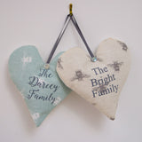 Bee Name Heart Blue