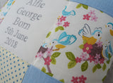 Blue Bird Occasion Cushion Blue