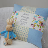 Blue Bird Occasion Cushion Pink