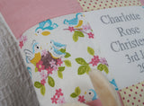 Blue Bird Occasion Cushion Blue