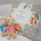 Beatrix Potter© Patchwork Birthday Cushion