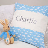 Cloud Name Cushion Blue