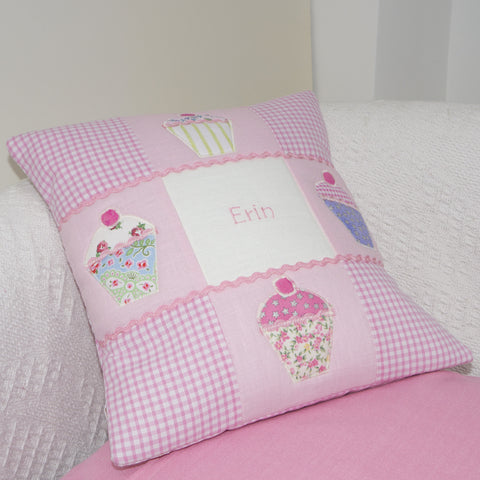 Personalised Name Cushion Pink