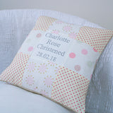 Spotty Occasion Cushion Mint