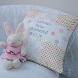 Spotty Occasion Cushion Mint