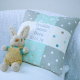 Spotty Occasion Cushion Mint