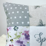 Special friend bees and flowers cushion